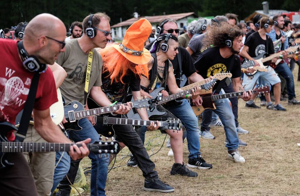 La superband Rockin' 1000 
