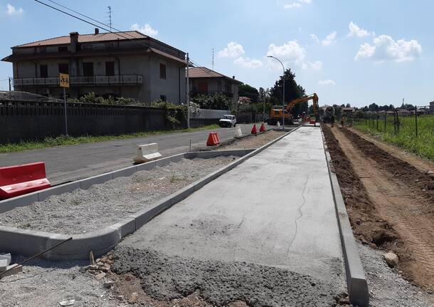 Lavori a Canegrate - nuova strada