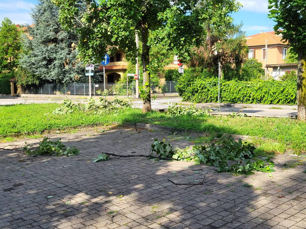 Legnano il giorno dopo il doppio nubifragio