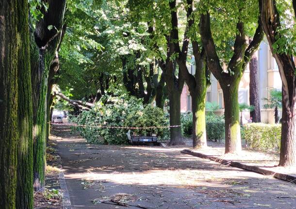 Legnano il giorno dopo il doppio nubifragio