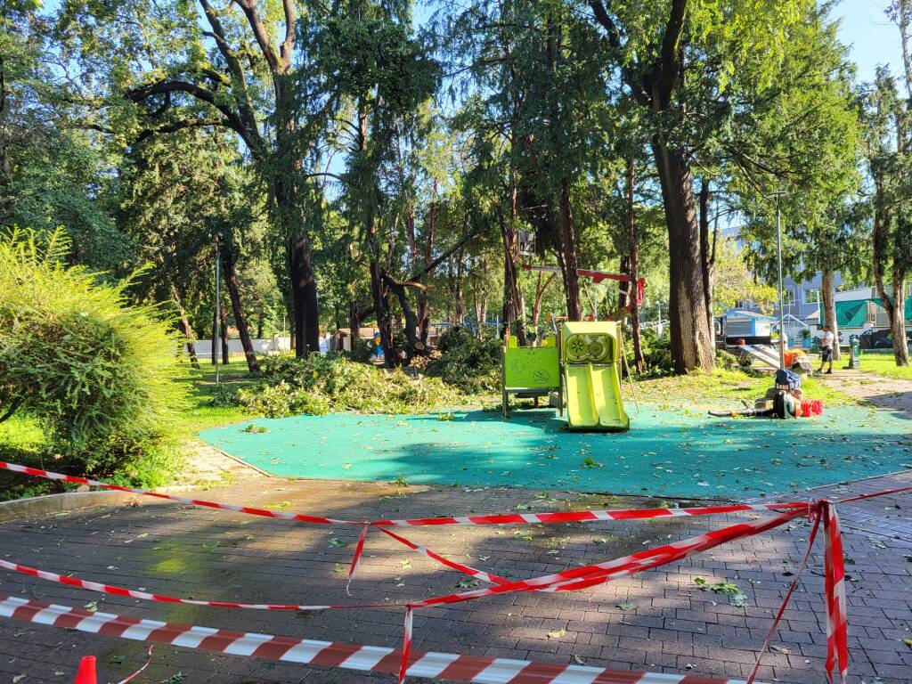 Legnano il giorno dopo il doppio nubifragio