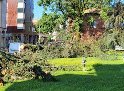 Legnano il giorno dopo il doppio nubifragio