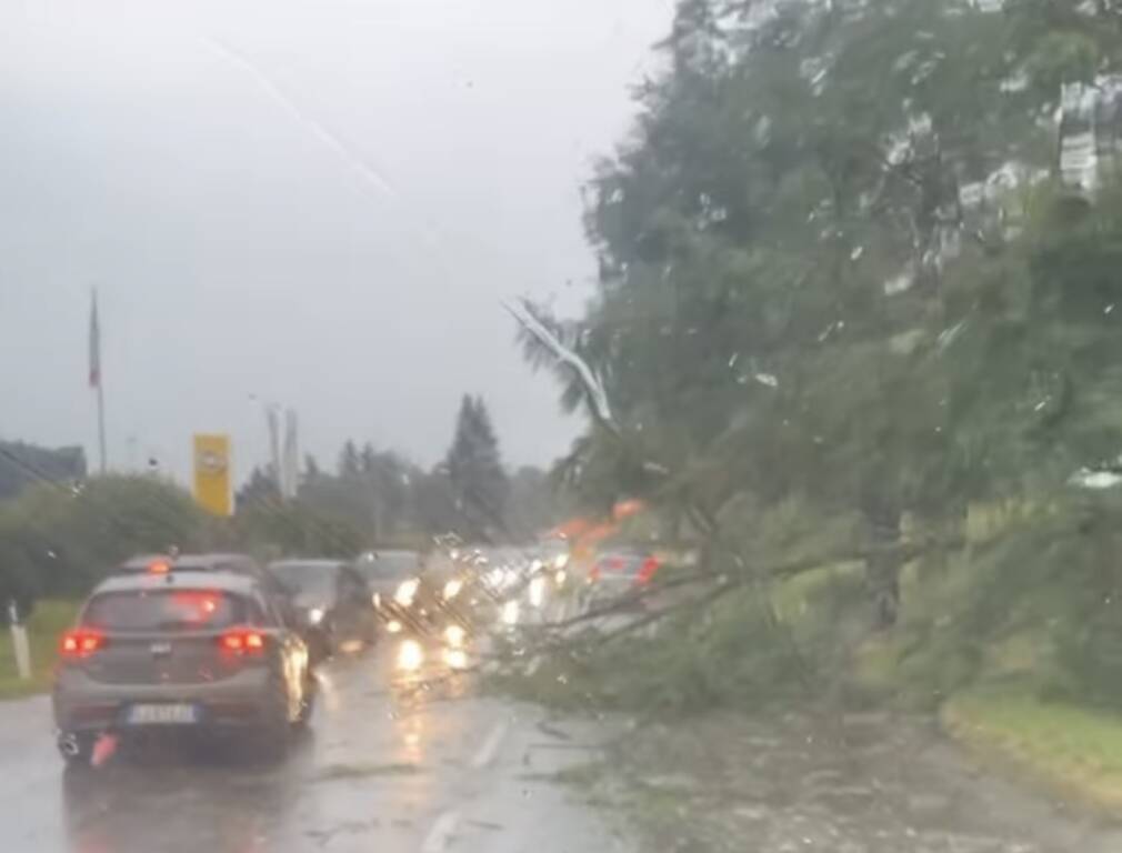 Maltempo a Tradate (foto di Ezio Cairoli)