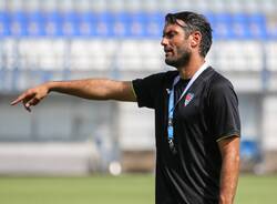 Primo allenamento allo Speroni di Busto Arsizio per la Pro Patria di Colombo e Le Noci