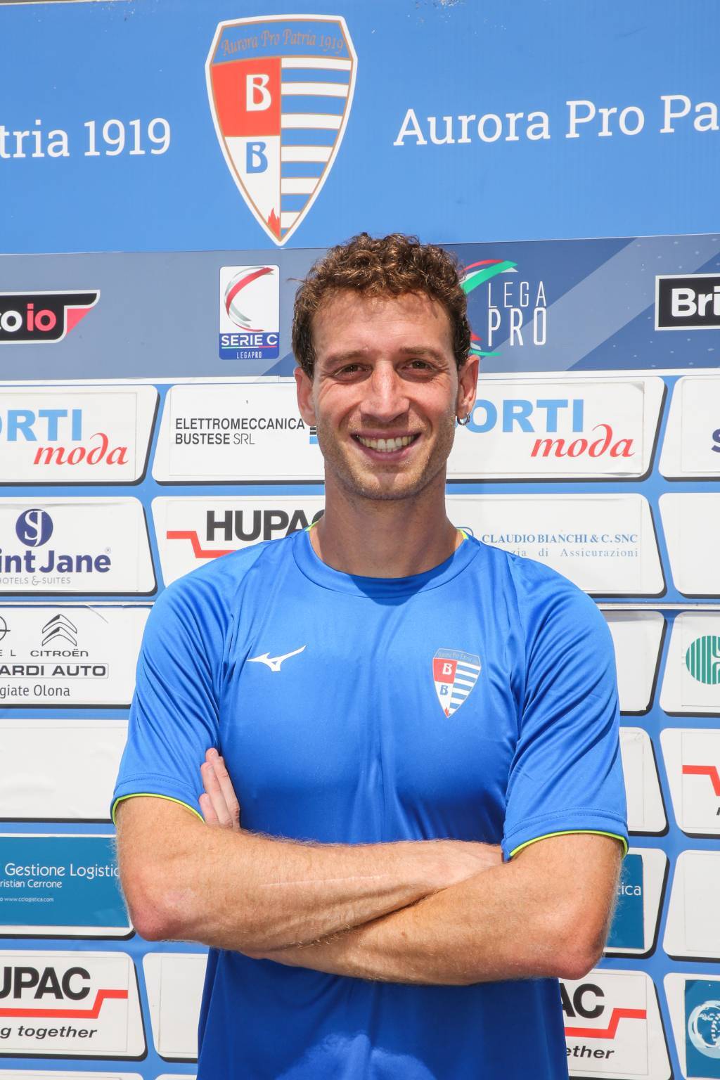 Primo allenamento allo Speroni di Busto Arsizio per la Pro Patria di Colombo e Le Noci