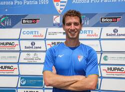 Primo allenamento allo Speroni di Busto Arsizio per la Pro Patria di Colombo e Le Noci