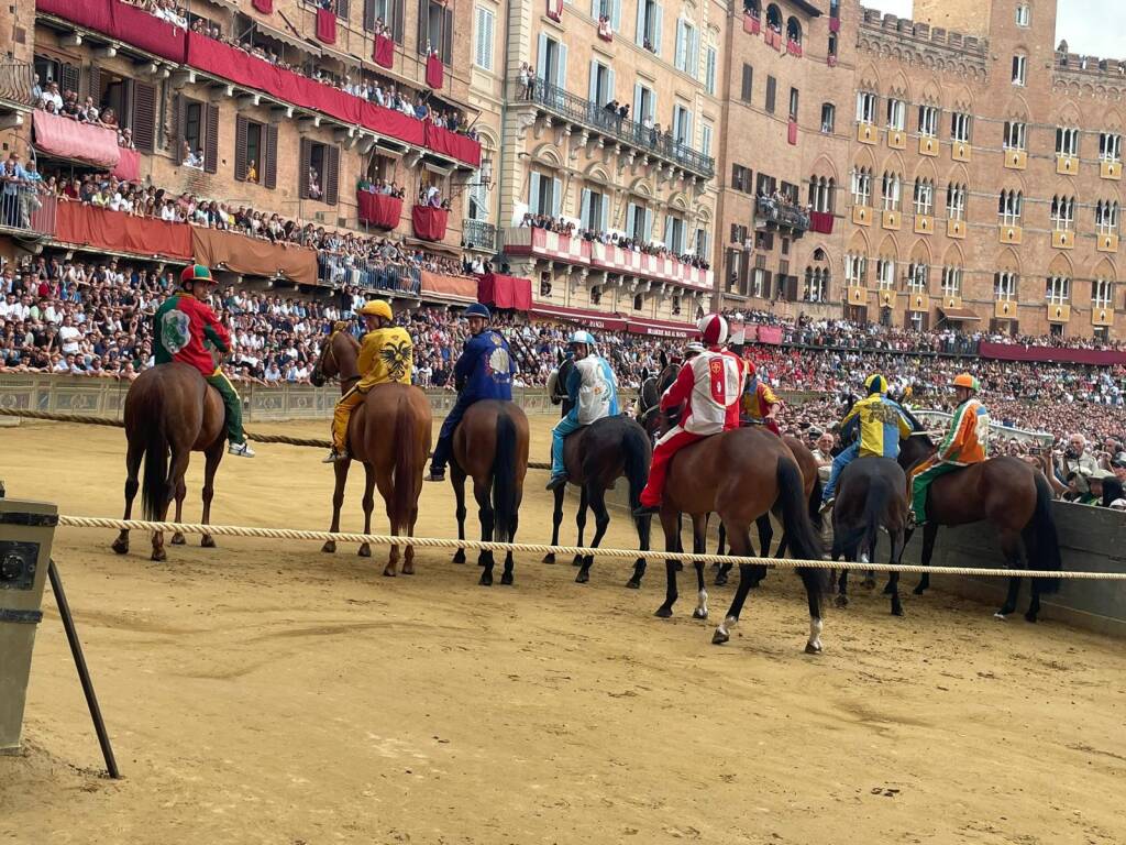 Prova generale palio di Siena luglio 2023