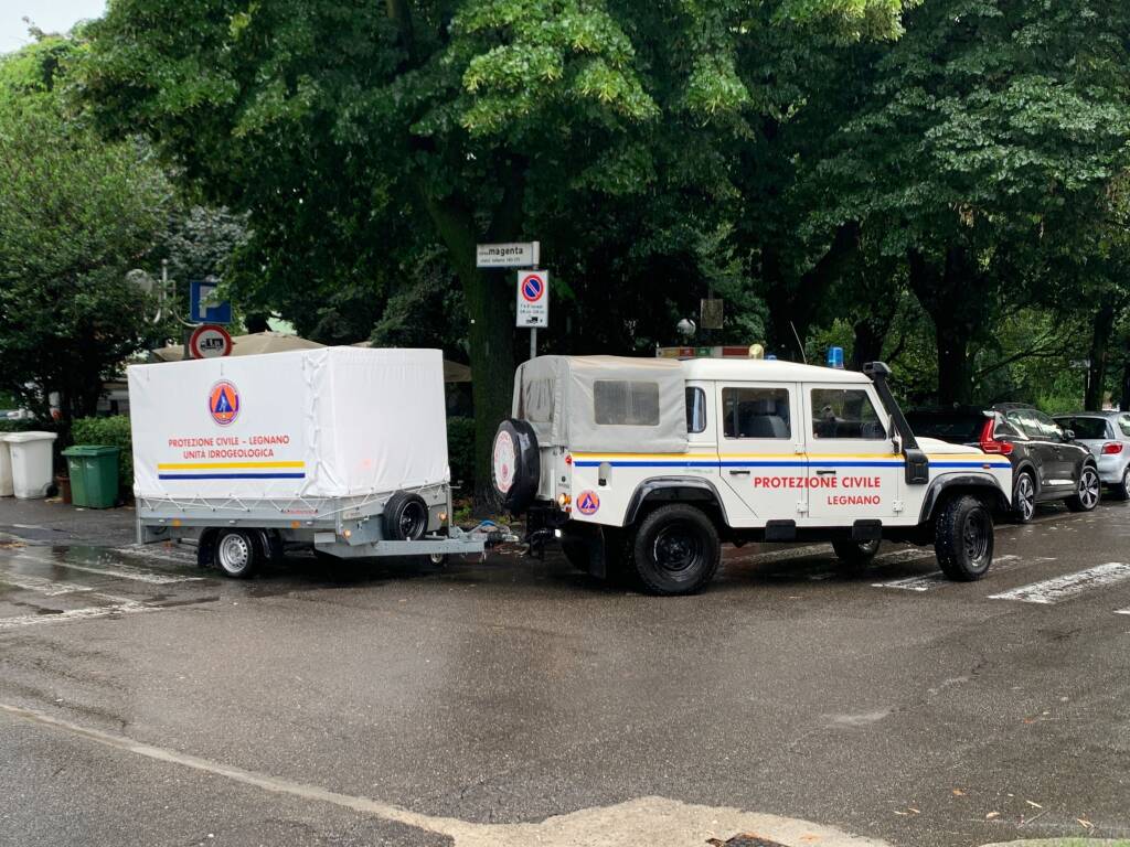 Temporale a Legnano - Disagi in citta giovedì 6 luglio