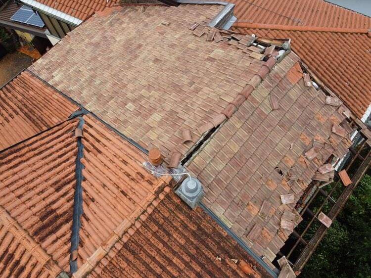 Tradate - Danni per il maltempo al rione Allodola