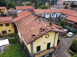 Tradate - Danni per il maltempo al rione Allodola
