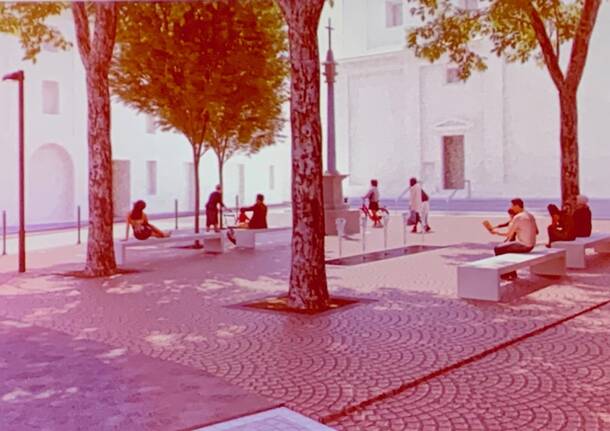 Vedano Olona - la presentazione della nuova piazza S. Maurizio