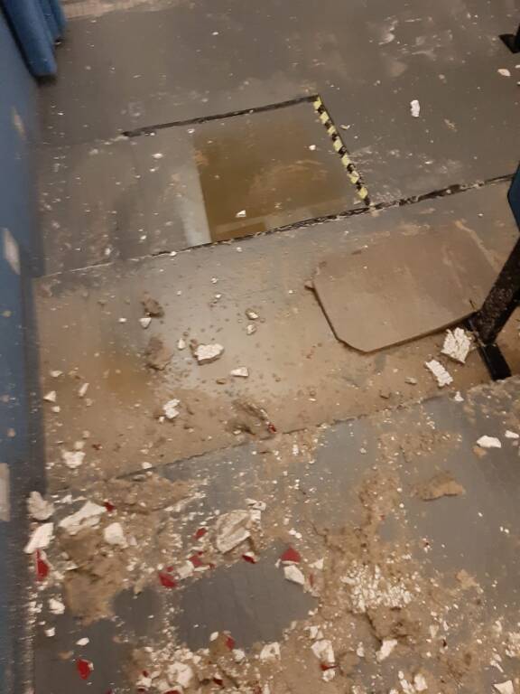 A Gerenzano il maltempo ha gravemente danneggiato gli edifici parrocchiali e la scuola dell'infanzia