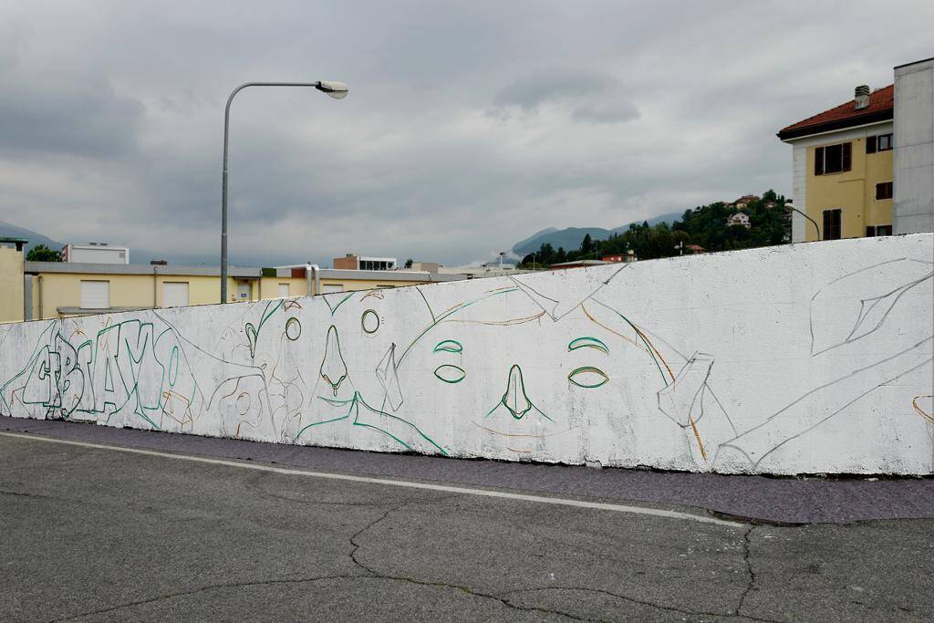 A Luino un nuovo "muro che unisce"