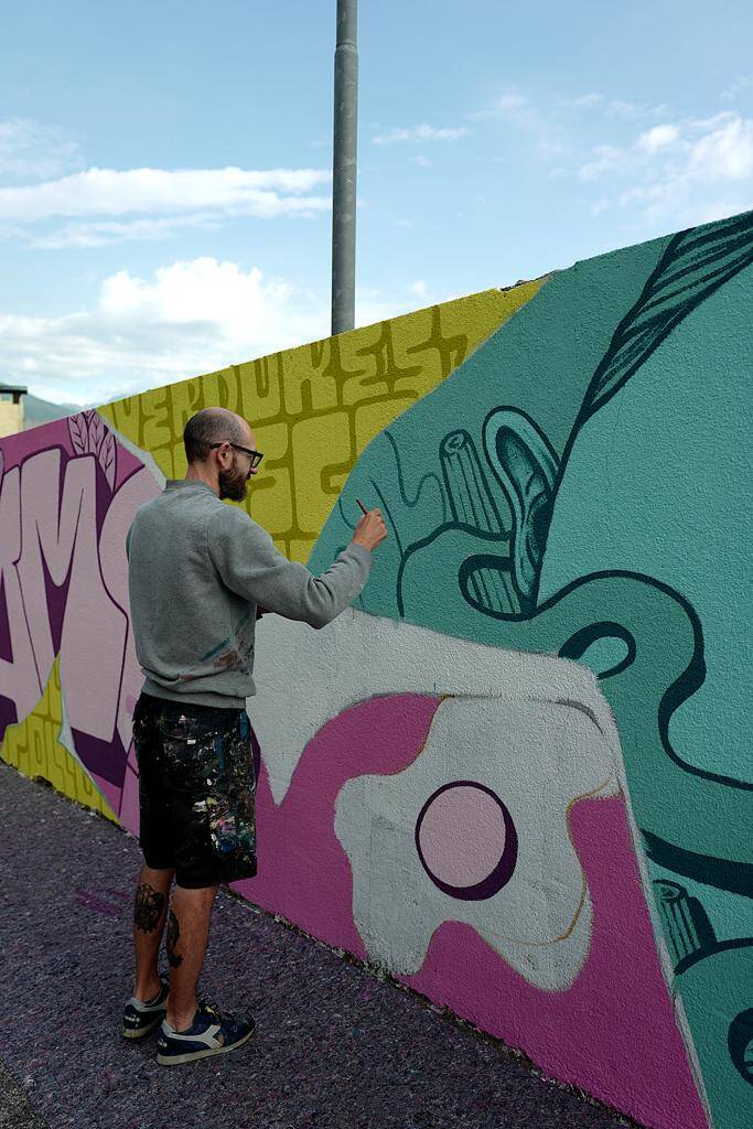 A Luino un nuovo "muro che unisce"