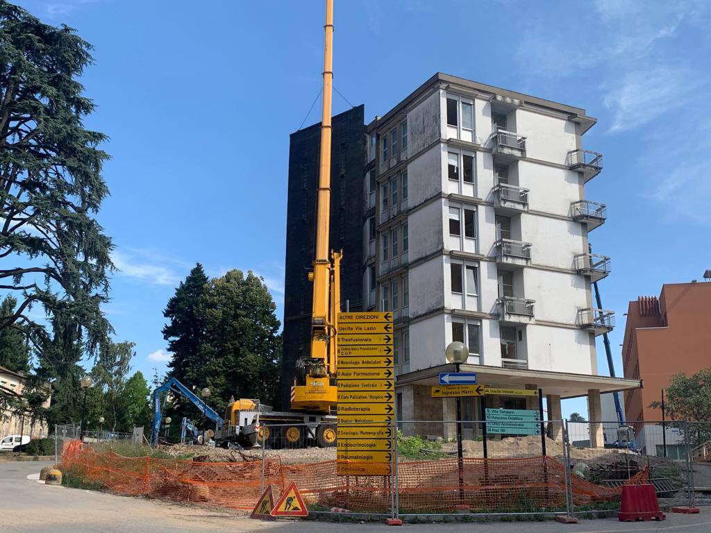 abbattimento ex geriatria ospedale di varese