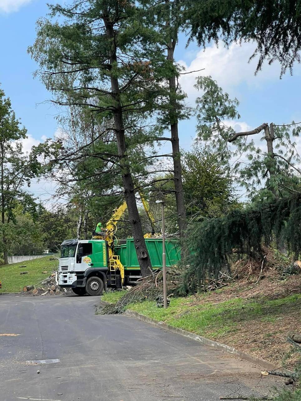 Cimitero parco Legnano: i danni del maltempo