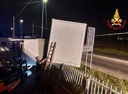 Container sulla Saronnese a Uboldo