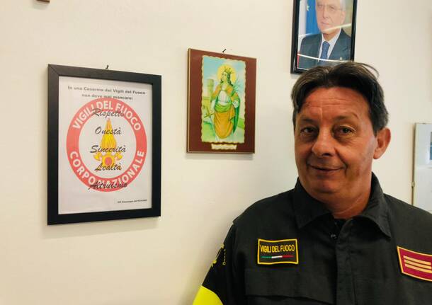 Giuseppe Autovino Vigile del fuoco 2023 in pensione