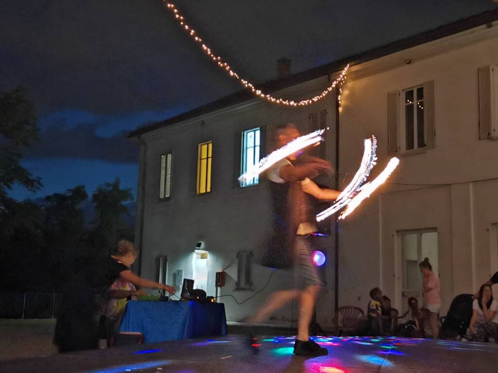 I bambini protagonisti a Castiglione in una serata da sogno al Castello 
