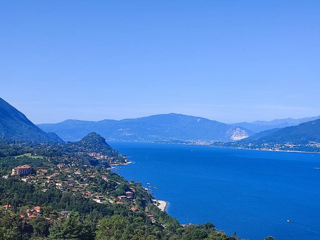 Il lago Maggiore dal belvedere di Brezzo di Bedero - foto di Marzia Malesani