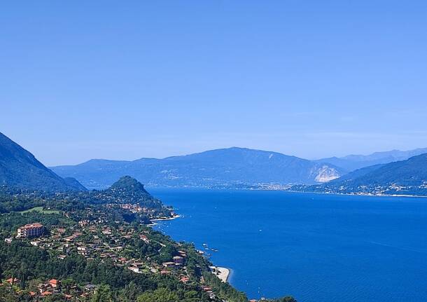 Il lago Maggiore dal belvedere di Brezzo di Bedero - foto di Marzia Malesani