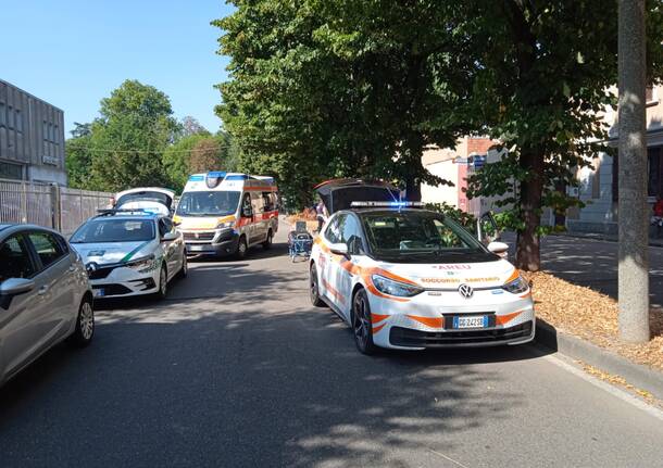 incidente busto arsizio polizia locale