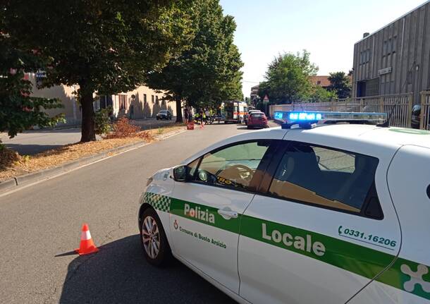 incidente busto arsizio polizia locale