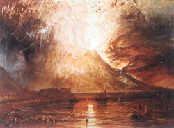 l'eruzione del vesuvio - dipinto di Joseph Mallord William Turner da Wikipedia