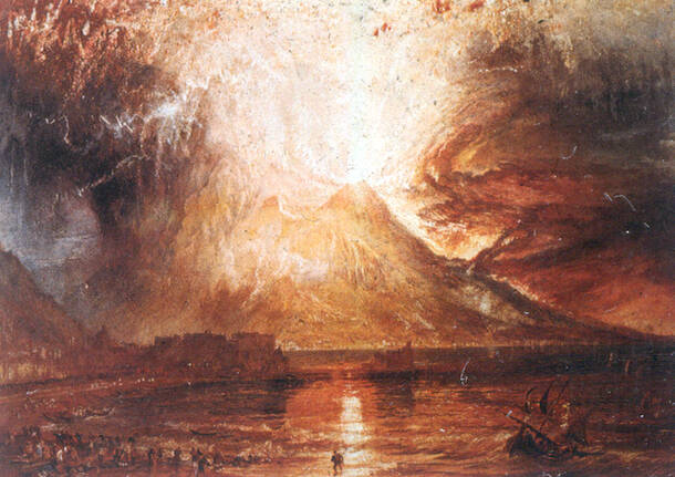 l'eruzione del vesuvio - dipinto di Joseph Mallord William Turner da Wikipedia