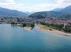 La siccità di nuovo sul Lago Maggiore a Germignaga