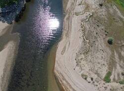 La siccità di nuovo sul Lago Maggiore a Germignaga