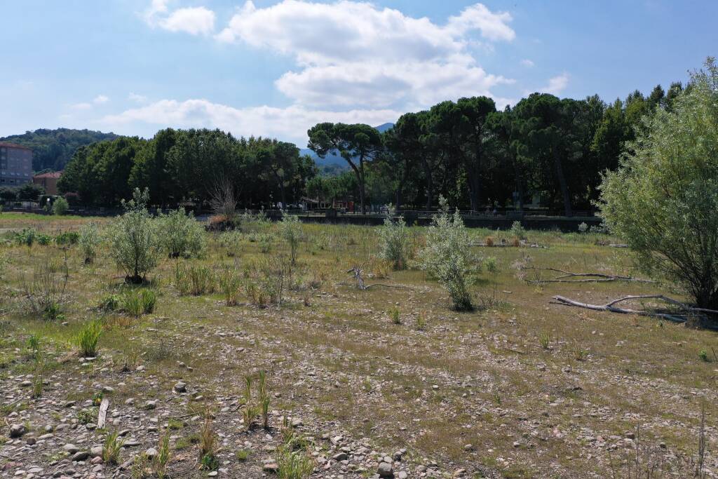 La siccità di nuovo sul Lago Maggiore a Germignaga