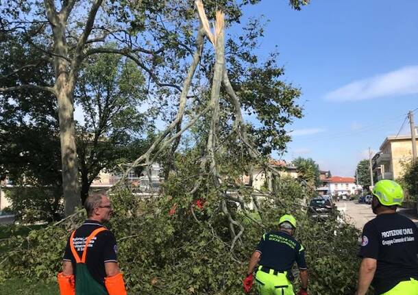 Maltempo sul Saronnese, il Comune di Solaro ringrazia i volontari della Protezione civile