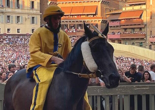 Palio di Siena , agosto 2023, le prove