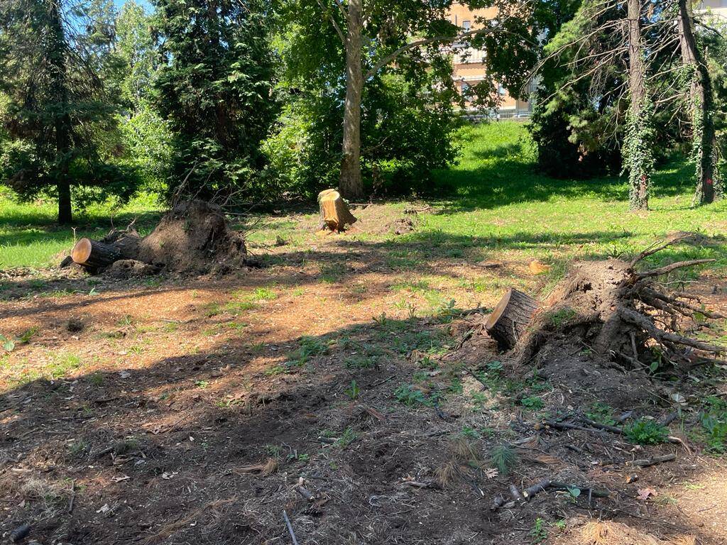 Parco castello a Legnano riaperto al pubblico