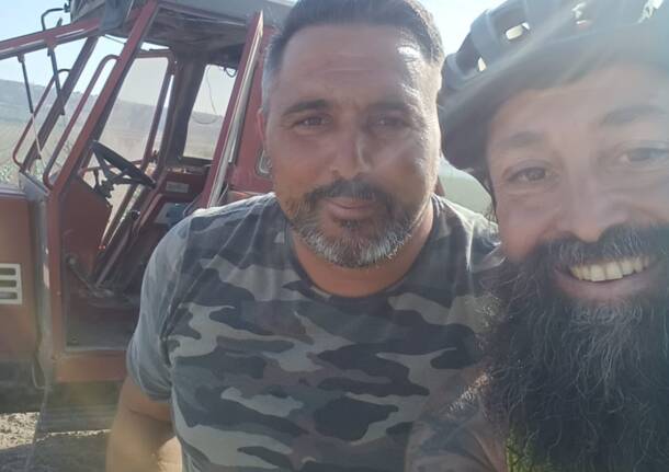 Da Dairago a Lecce in bicicletta per ritrovare se stesso