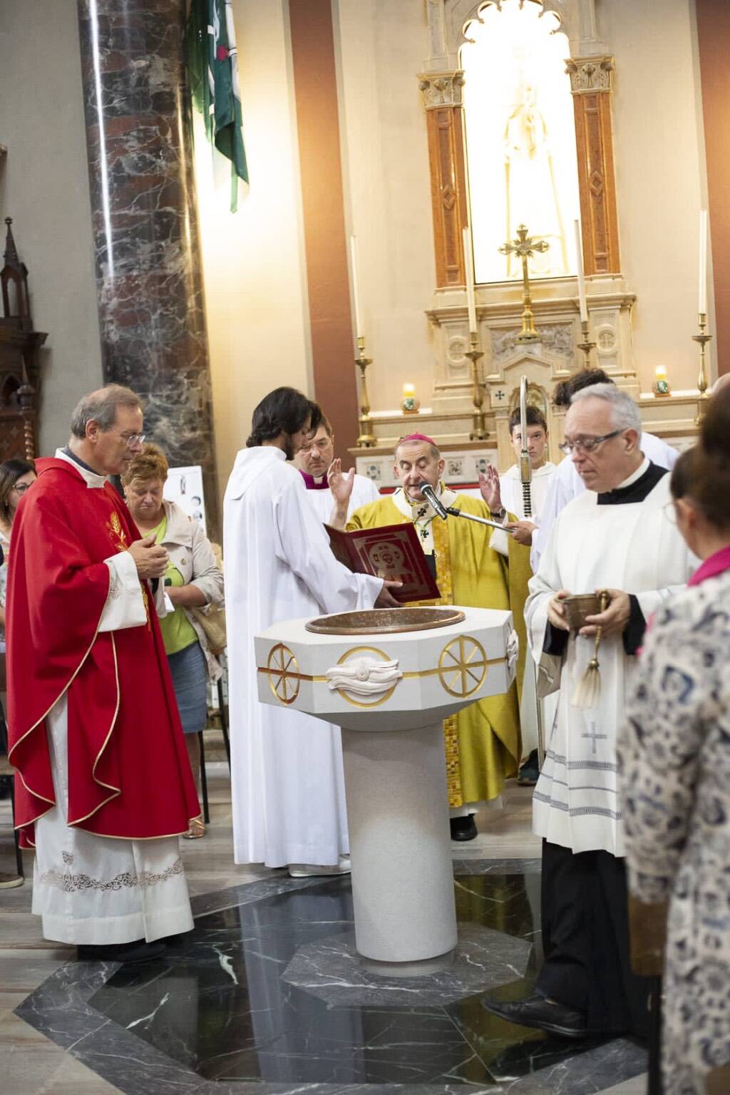 Arcivescovo Delpini in parrocchia San Domenico. Foto by Stefano Borsani