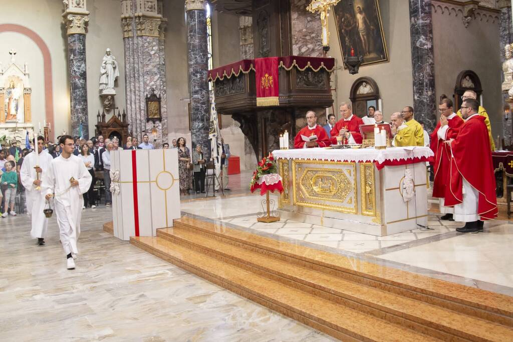 Arcivescovo Delpini in parrocchia San Domenico. Foto by Stefano Borsani