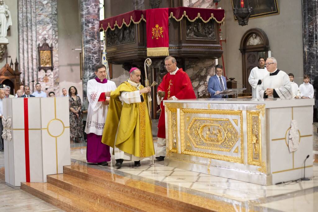 Arcivescovo Delpini in parrocchia San Domenico. Foto by Stefano Borsani