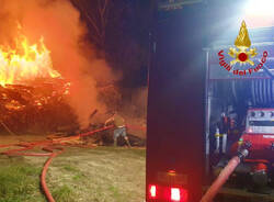Fiamme in via Corridoni a Varese