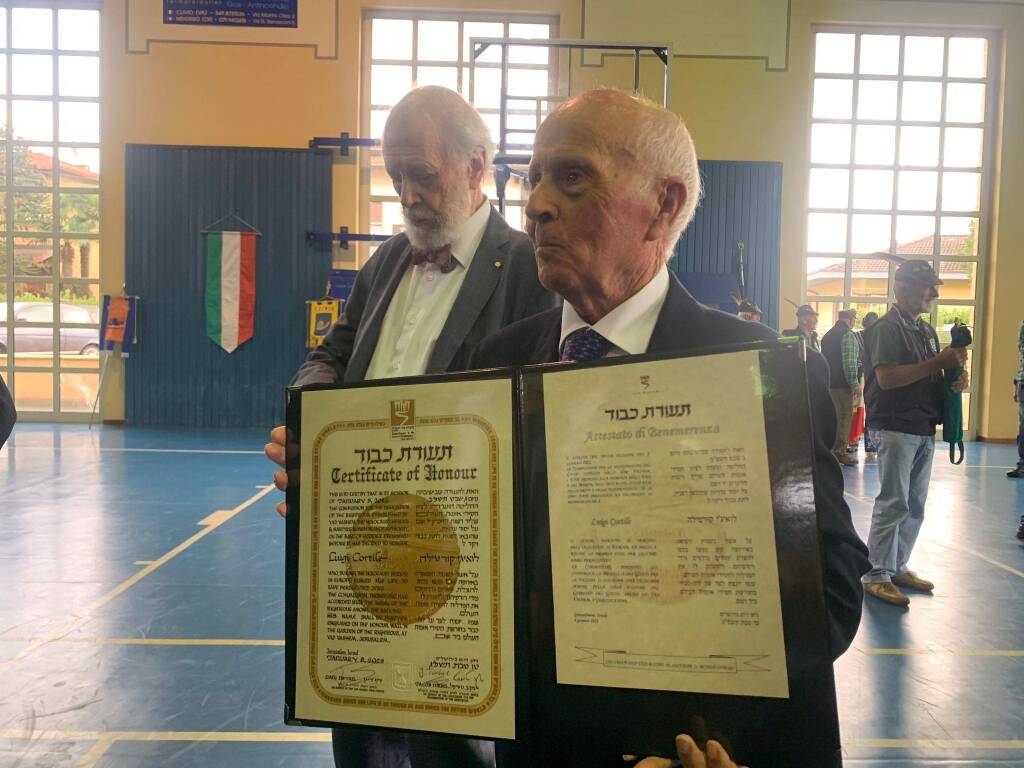 Clivio: il maresciallo Cortile e Nella Marazzi "Giusti tra le Nazioni"