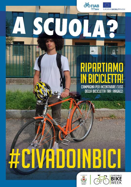Da Saronno parte una campagna per promuovere l'uso della bicicletta tra giovani 