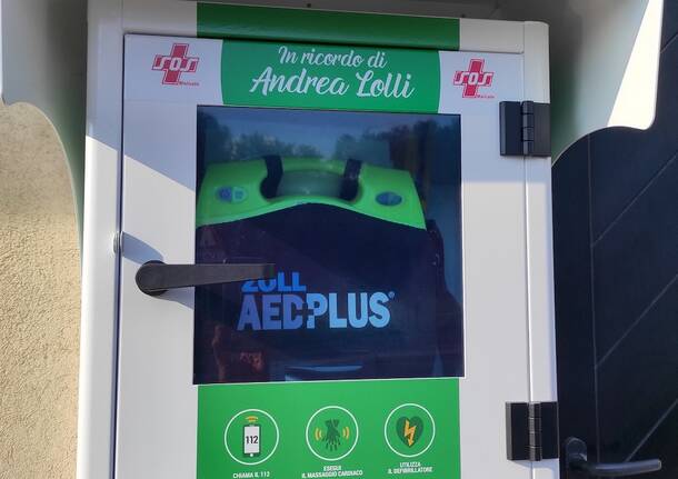 defibrillatore malnate sos andrea lolli