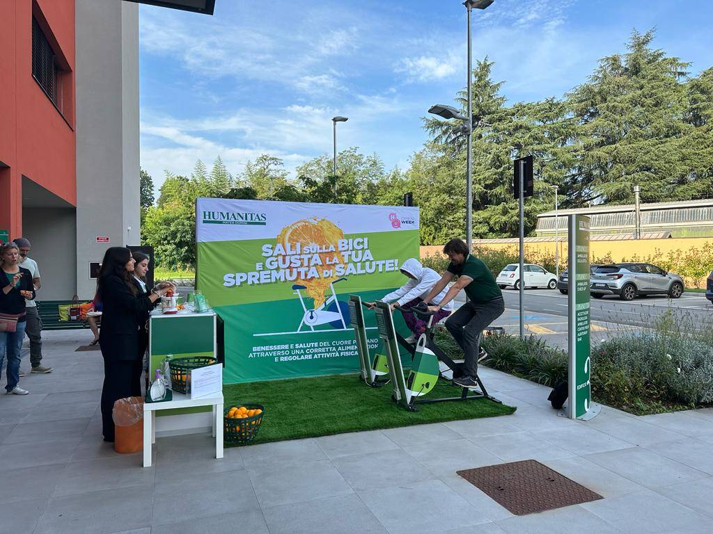 Humanitas Mater Domini, talk e station bike per la prevenzione cardiovascolare