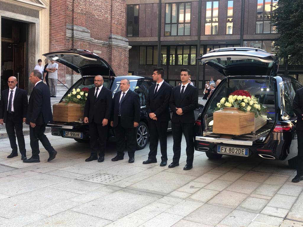 I funerali di Pietro Cozzi e Marisa Agliati a Legnano