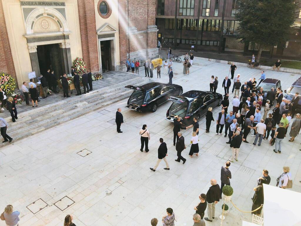 I funerali di Pietro Cozzi e Marisa Agliati a Legnano