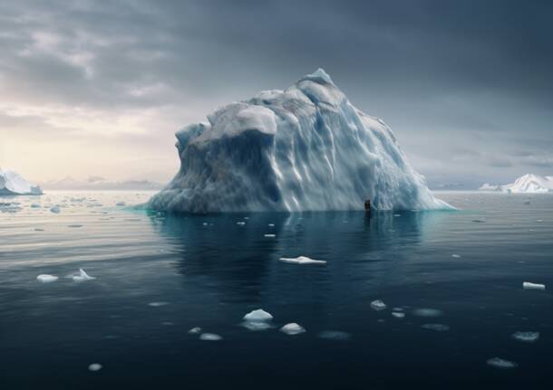 iceberg cambiamento climatico