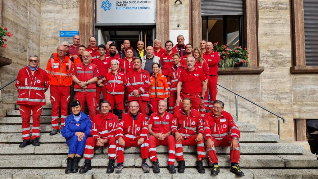 Il motogiro della Croce Rossa
