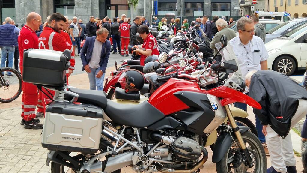 Il motogiro della Croce Rossa