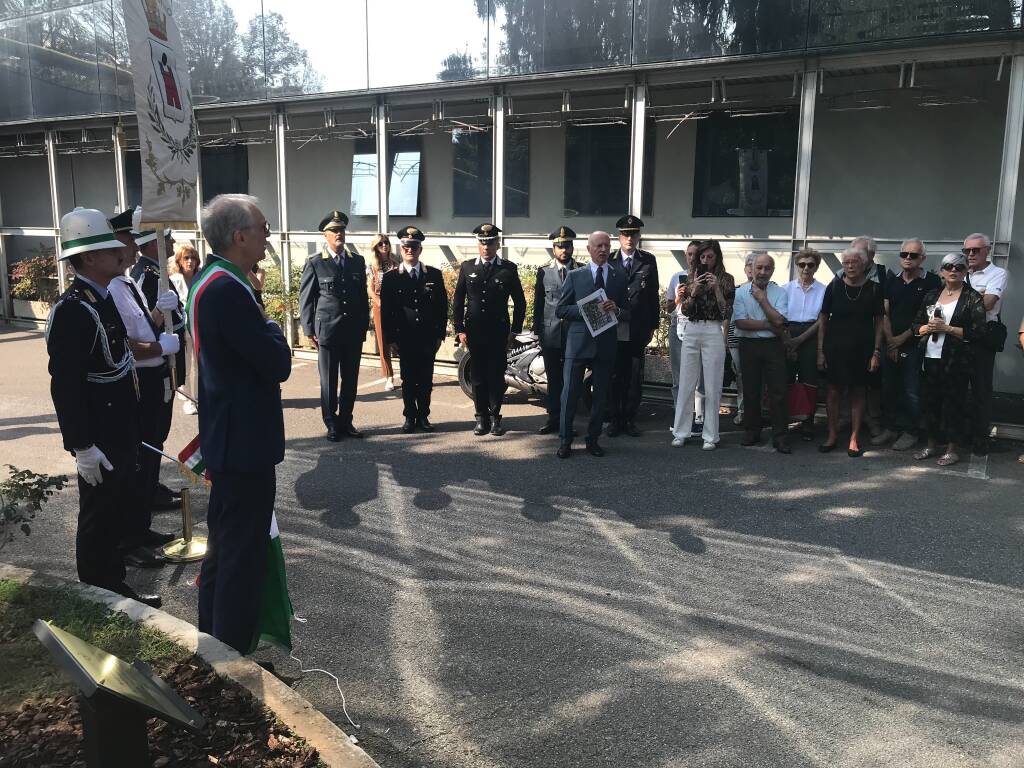 Inaugurazione targa Internati Militari Italiani Saronno